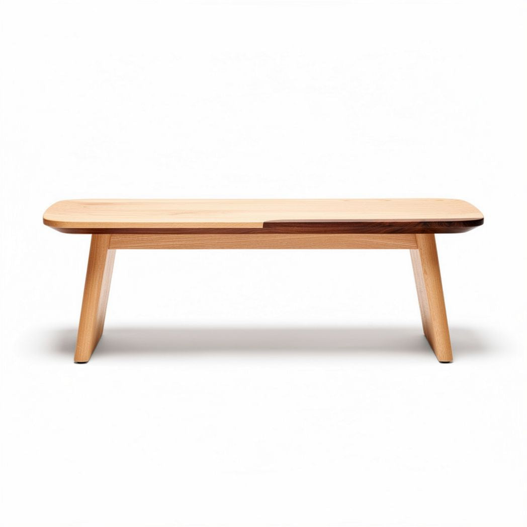 Wooden coffee table with a minimalist design measuring 120 x 60 x 40cm