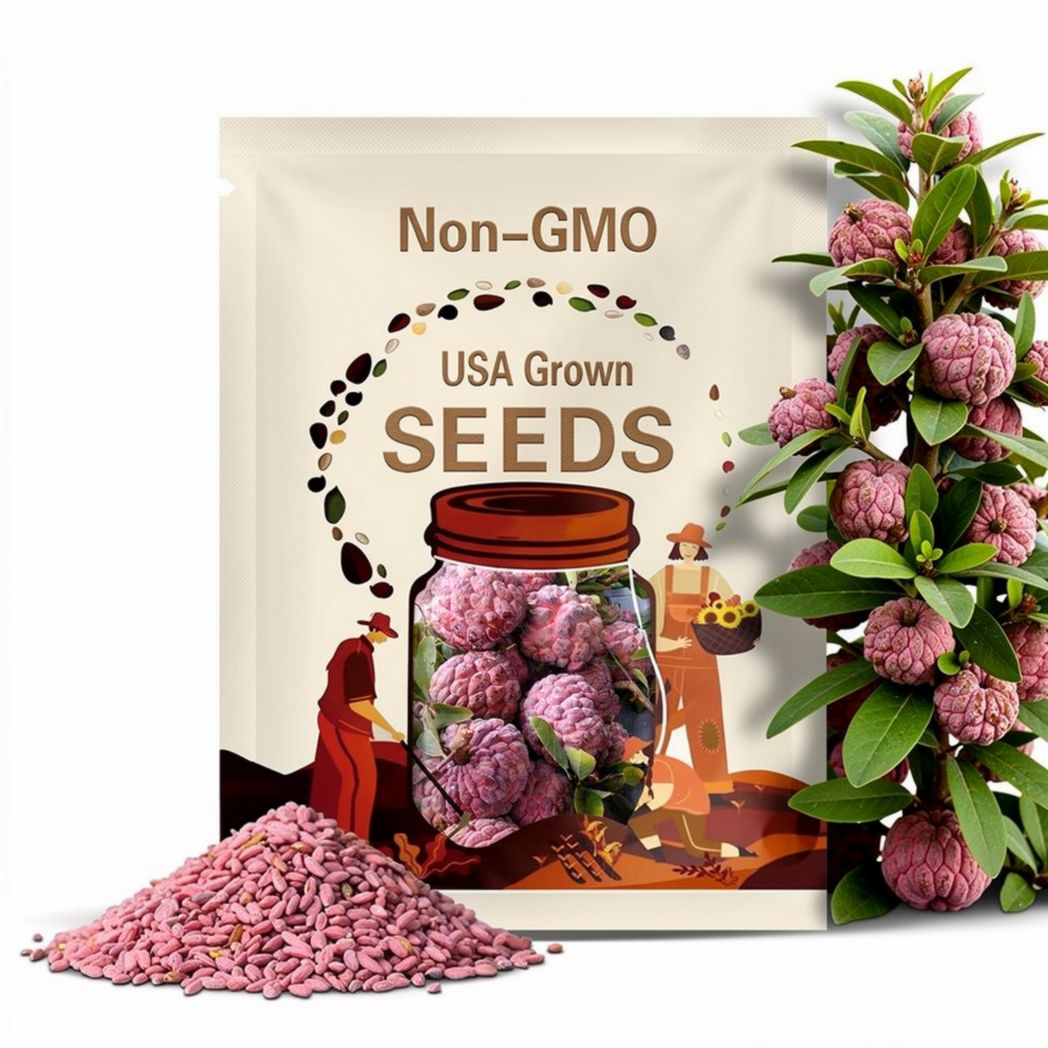 10 Seeds | Thai Purple Sugar Apple Seeds, Exotic Tropical Fruit Plant, Sweet Custard-Like Flesh, Rare Garden Container Tree