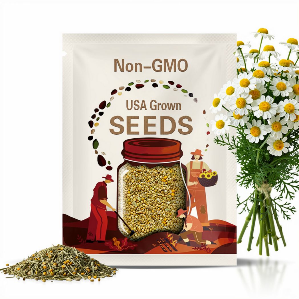 German Chamomile Herb Heirloom Seeds