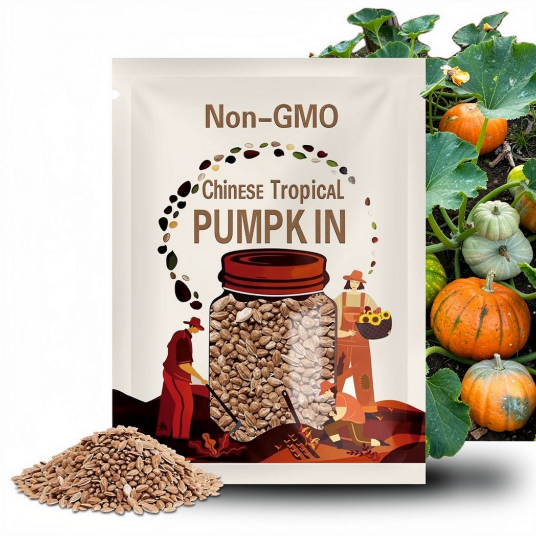 10 'Chinese Tropical Pumpkin' Seeds | Disease Resistant Winter Squash for Southern Gardens | Sweet Nutty Asian Heirloom Cucurbita moschata