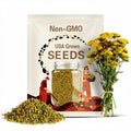 Golden Yarrow Seeds - Organic, Heirloom, Non GMO - Grow Indoors, Outdoors, In Pots, Grow Beds, Soil, Hydroponics & Aquaponics