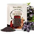 500 Seeds Dark Opal Basil (Ocimum basilicum) – Aromatic, Colorful Herb for Cooking & Gardens