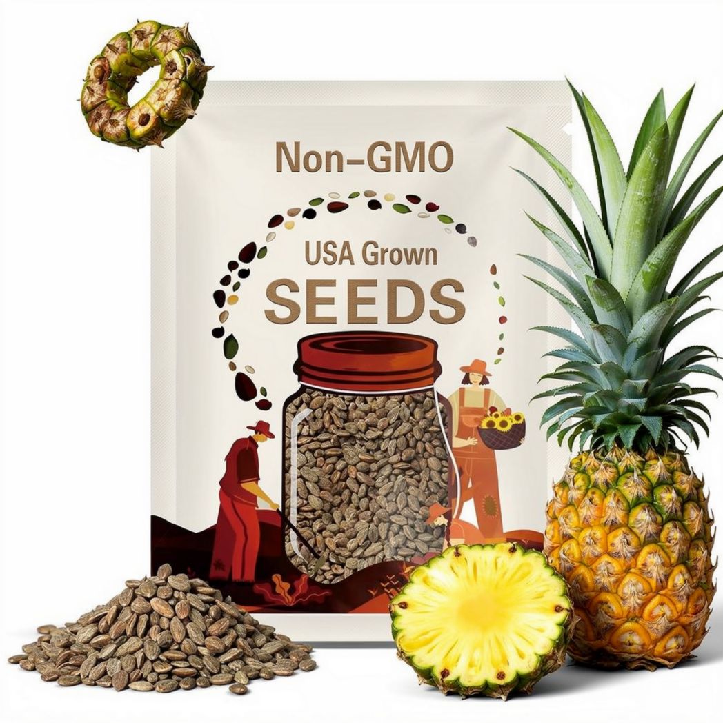 Valera Pineapple Seeds: Grow Sweet Tropical Fruit - 15 Seeds