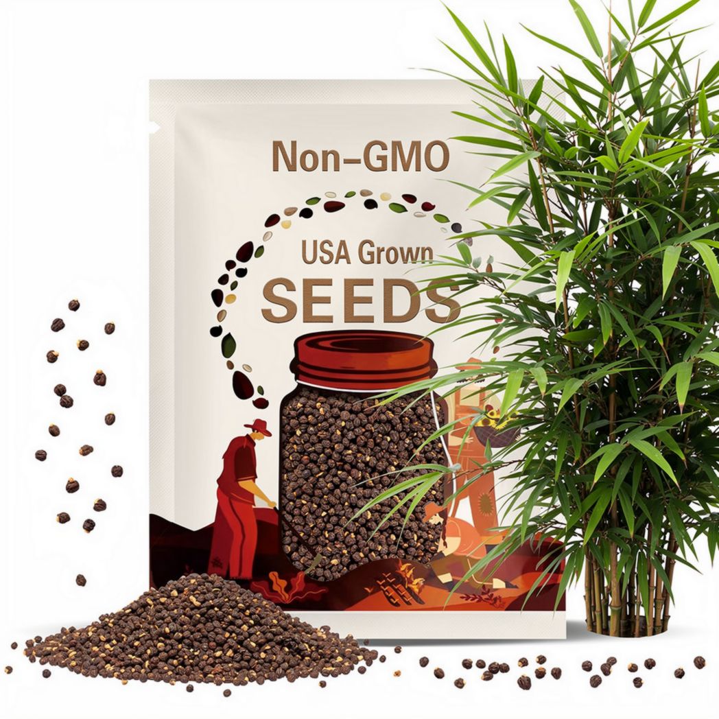 100 Heavenly Bamboo Seeds | Nandina domestica | Great for Hedge & Privacy | Ornamental Shrub | Easy to Grow | US Seller