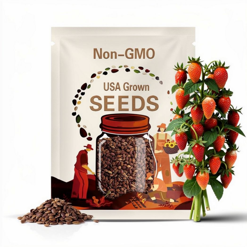 25 Giant Strawberry Seeds