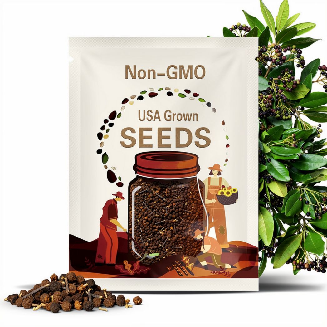 Allspice SEEDS/Pimenta dioica/TEN (10) SEEDS/Maui Seeds/Edible Landscaping/Fragrant Leaves/Spice Tree/Easy to Grow Seeds/Home Garden