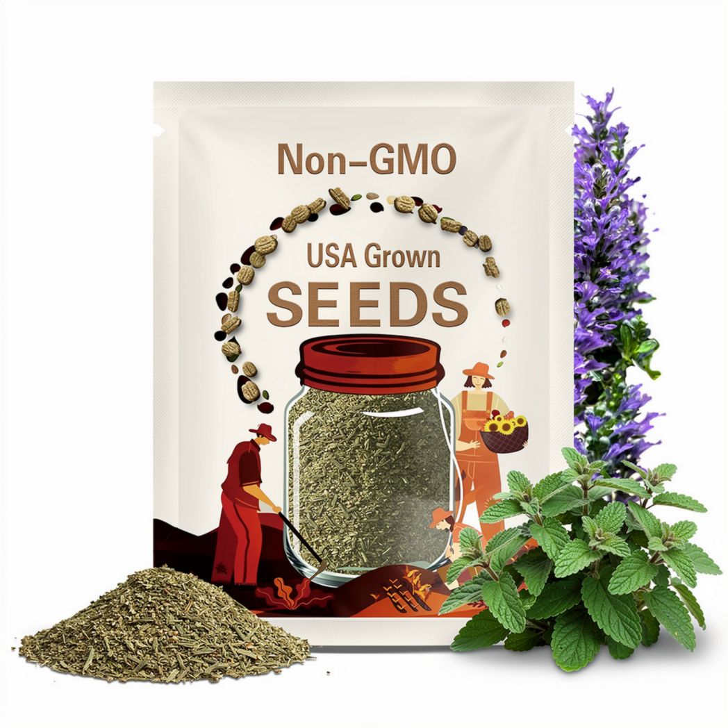 Organic Catnip Seeds – Nepeta cataria 300 Seeds | Fragrant Herb | Cat-Attracting & Pollinator-Friendly